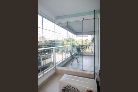 Studio à venda com 43m², 1 quarto e 1 vagaVaranda