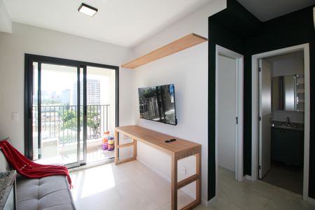 Sala de apartamento à venda com 1 quarto, 29m² em Indianópolis, São Paulo