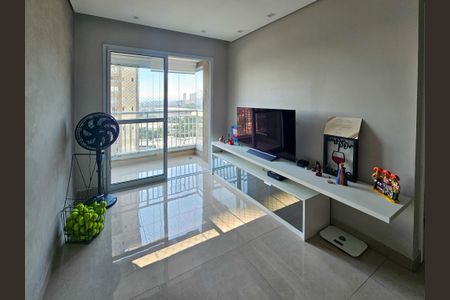 Sala/Cozinha de apartamento à venda com 2 quartos, 56m² em Casa Branca, Santo André