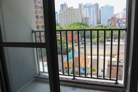Studio à venda com 25m², 1 quarto e sem vagaVaranda