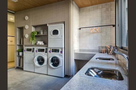 Studio à venda com 25m², 1 quarto e sem vagaLavanderia