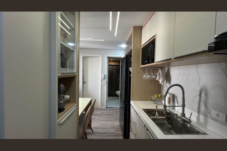 Apartamento à venda com 36m², 2 quartos e 1 vagaCozinha integrada com área de serviço 