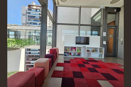 Studio à venda com 41m², 1 quarto e 1 vagaBrinquedoteca