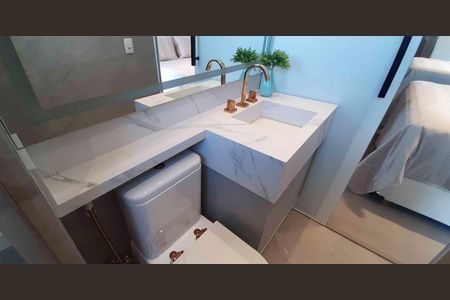 Apartamento à venda com 78m², 2 quartos e 2 vagasBanheiro da Suíte 1