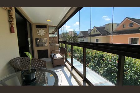 Varanda  de apartamento à venda com 4 quartos, 124m² em Recreio dos Bandeirantes, Rio de Janeiro