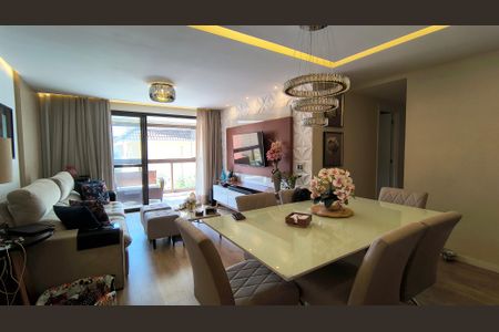 Sala  de apartamento à venda com 4 quartos, 124m² em Recreio dos Bandeirantes, Rio de Janeiro