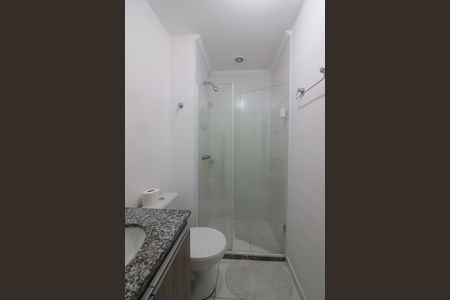 Banheiro Social de kitnet/studio para alugar com 1 quarto, 37m² em Jardim do Mar, São Bernardo do Campo