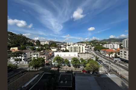 Vista das Sala de apartamento para alugar com 3 quartos, 47m² em Campinho, Rio de Janeiro