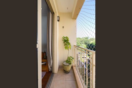 Varanda da Sala de apartamento à venda com 3 quartos, 65m² em Vila Morumbi, São Paulo