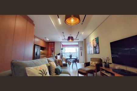 Sala de apartamento para alugar com 3 quartos, 105m² em Jardim das Acacias, São Paulo