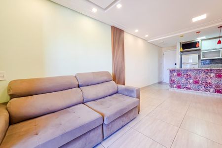 Sala de apartamento para alugar com 2 quartos, 76m² em Campestre, Santo André