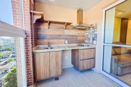 Varanda  de apartamento para alugar com 2 quartos, 76m² em Campestre, Santo André