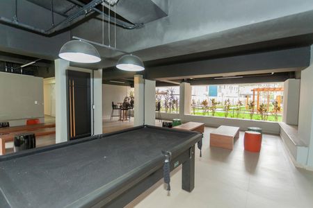 Apartamento à venda com 34m², 2 quartos e sem vagaSalão de jogos