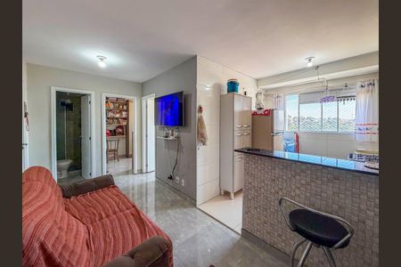 Sala de apartamento para alugar com 2 quartos, 40m² em Vila João Ramalho, Santo André