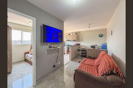 Sala de apartamento para alugar com 2 quartos, 40m² em Vila João Ramalho, Santo André