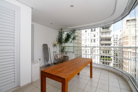Apartamento para alugar com 90m², 2 quartos e 2 vagasVaranda da Sala de Estar e Suíte 1