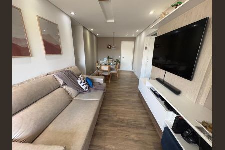 Sala de apartamento à venda com 3 quartos, 90m² em Cerâmica, São Caetano do Sul