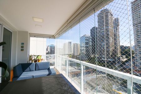 Varanda de apartamento à venda com 3 quartos, 116m² em Jardim das Acacias, São Paulo