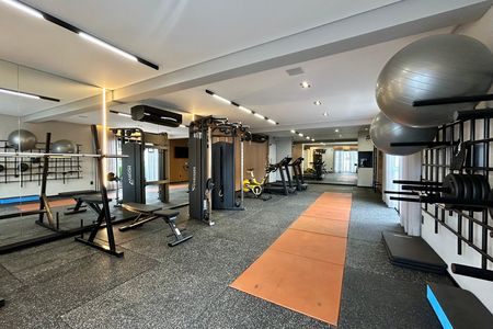 Apartamento para alugar com 35m², 1 quarto e 1 vaga Apartamento para alugar com 35m², 1 quarto e 1 vagaAcademia