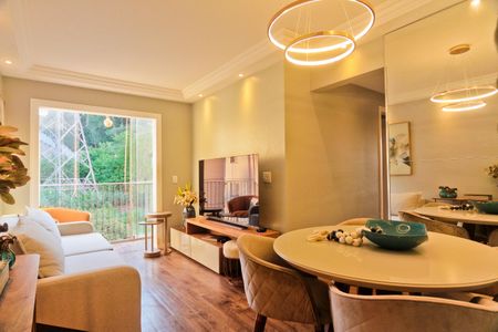 Sala de apartamento à venda com 3 quartos, 66m² em City América, São Paulo