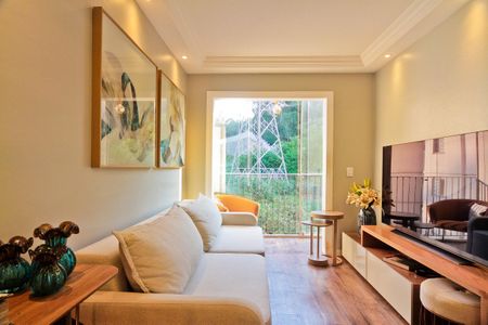 Sala de apartamento à venda com 3 quartos, 66m² em City América, São Paulo