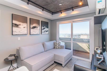 Sala de apartamento para alugar com 1 quarto, 52m² em Petrópolis, Porto Alegre