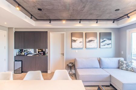 Sala de apartamento para alugar com 1 quarto, 52m² em Petrópolis, Porto Alegre