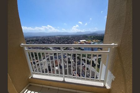 Varanda da Sala de apartamento para alugar com 2 quartos, 46m² em Parque Sao Vicente, São Vicente