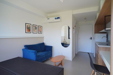 Studio para alugar com 25m², 1 quarto e 1 vagaSala_Quarto 