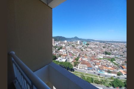 Vista da Varanda de apartamento para alugar com 2 quartos, 46m² em Parque Sao Vicente, São Vicente