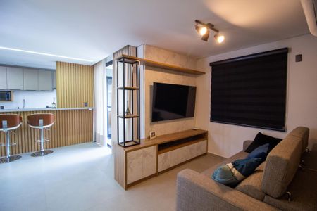 Sala de apartamento para alugar com 2 quartos, 69m² em Parque Campolim, Sorocaba