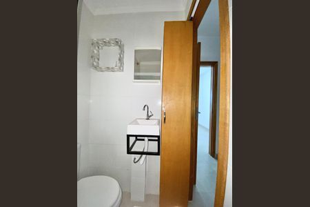 Apartamento para alugar com 28m², 1 quarto e sem vagaBanheiro da Suíte