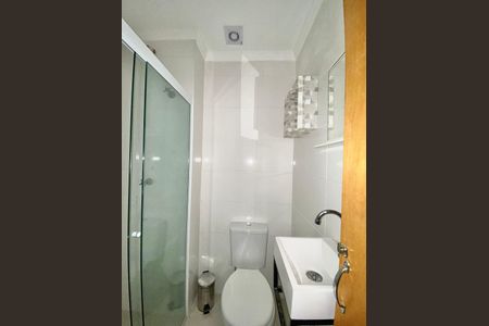 Apartamento para alugar com 28m², 1 quarto e sem vagaBanheiro da Suíte