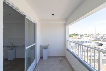 Área de Serviço e Varanda de apartamento à venda com 2 quartos, 36m² em Jardim Danfer, São Paulo