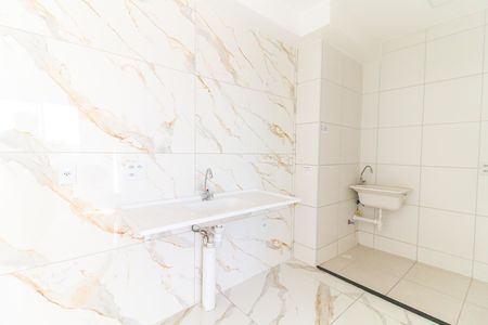 Cozinha de apartamento para alugar com 2 quartos, 35m² em Vila Norma, São Paulo