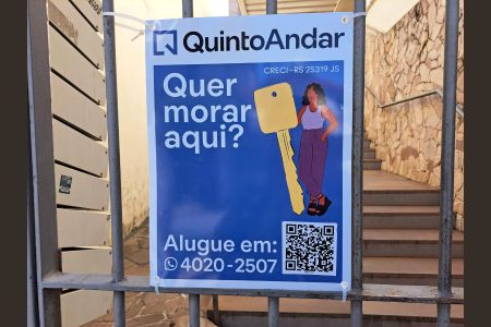 Apartamento para alugar com 76m², 2 quartos e sem vagaPlaca na Fachada