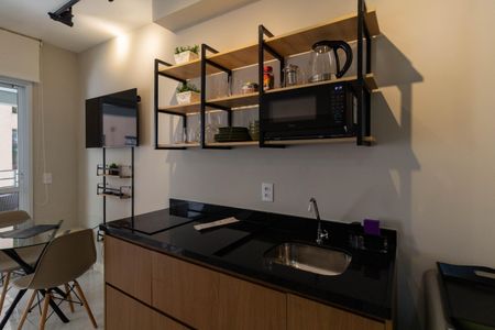 Studio à venda com 25m², 1 quarto e sem vagaCozinha