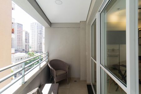 Studio à venda com 25m², 1 quarto e sem vagaVaranda