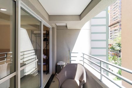 Studio à venda com 25m², 1 quarto e sem vagaVaranda