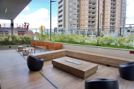 Apartamento para alugar com 60m², 2 quartos e 2 vagas Apartamento para alugar com 60m², 2 quartos e 2 vagasÁrea Comum - Lareira