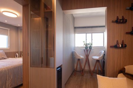 Apartamento para alugar com 47m², 1 quarto e 1 vagaDetalhe Sala