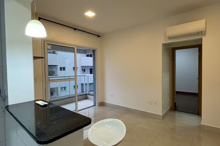 Sala de apartamento para alugar com 1 quarto, 57m² em Aparecida, Santos