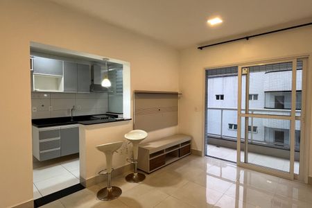 Sala de apartamento para alugar com 1 quarto, 57m² em Aparecida, Santos