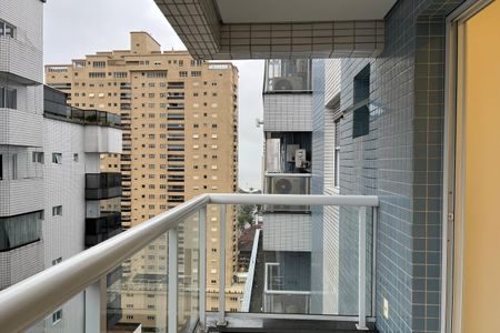 Varanda da Sala de apartamento para alugar com 1 quarto, 57m² em Aparecida, Santos