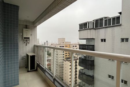 Varanda da Sala de apartamento para alugar com 1 quarto, 57m² em Aparecida, Santos