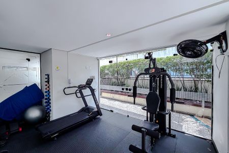Apartamento para alugar com 105m², 1 quarto e 2 vagas Apartamento para alugar com 105m², 1 quarto e 2 vagasÁrea comum - Academia