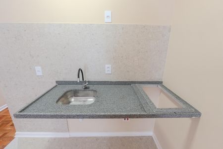 Studio à venda com 37m², 1 quarto e sem vagaCozinha