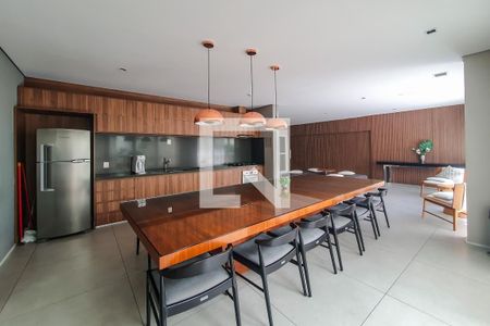 Studio à venda com 34m², 1 quarto e 1 vagaEspaço gourmet