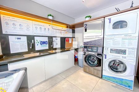 Studio à venda com 34m², 1 quarto e 1 vagaLavanderia