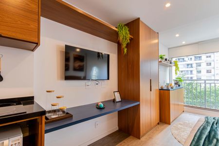 Studio de kitnet/studio para alugar com 1 quarto, 27m² em Pompeia, São Paulo